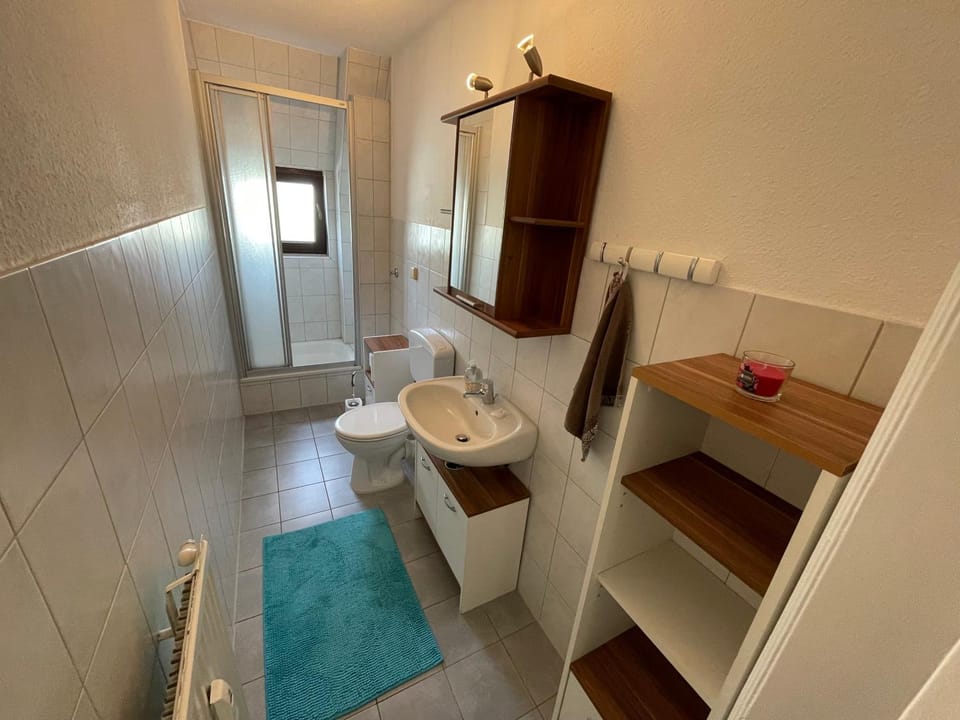 Shower, Toilet, Bathroom, towels