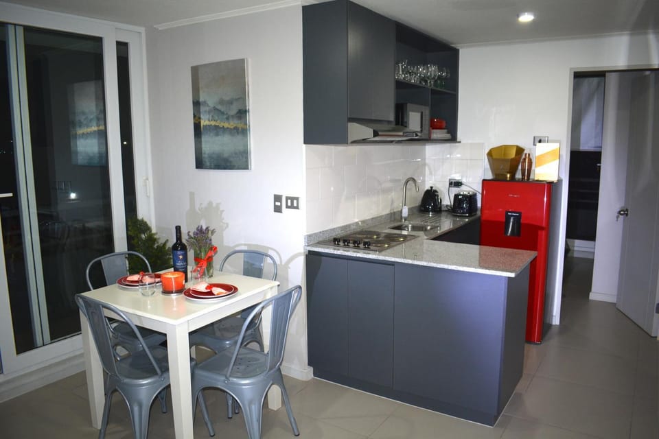 Departamento 2 Dormitorios con Baño Privado cada uno Familiar hasta 5 personas 604 y 605 Apartment in Santiago
