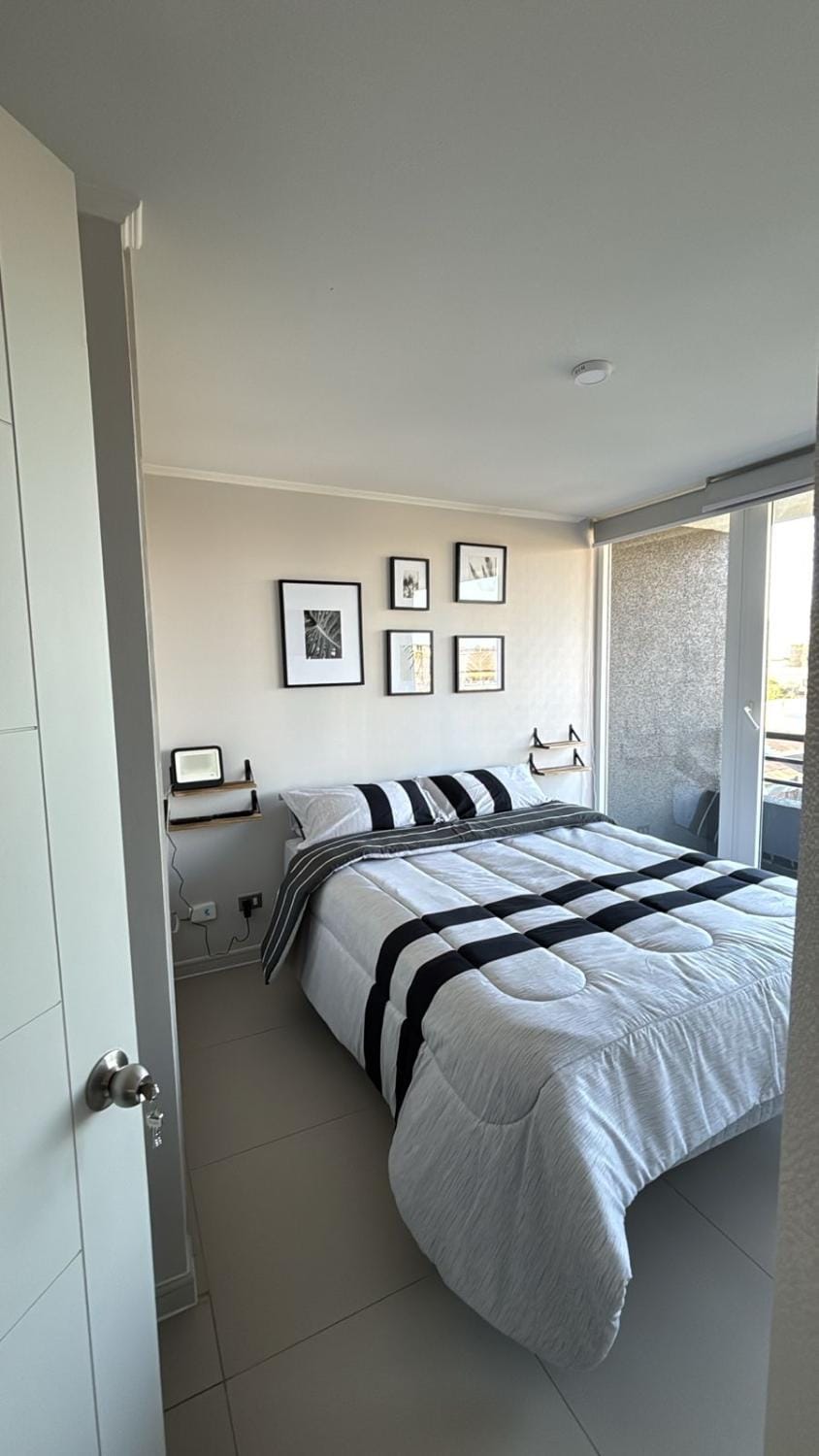 Departamento 2 Dormitorios con Baño Privado cada uno Familiar hasta 5 personas 604 y 605 Apartment in Santiago
