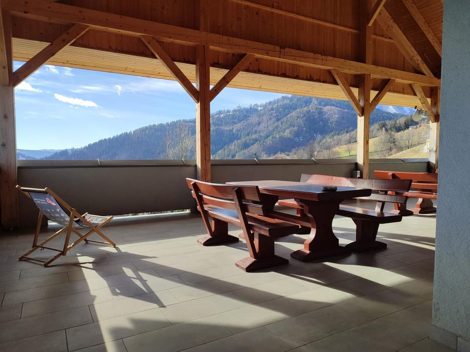Patio, Mountain view