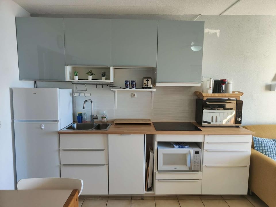 Appartement T2 avec balcon vue port et accès piscine - FR-1-195-116 Apartment in Le Barcarès