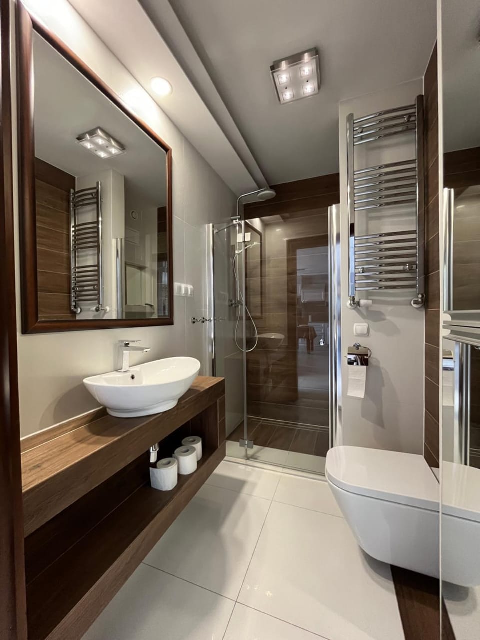 Shower, Toilet, Bathroom, towels