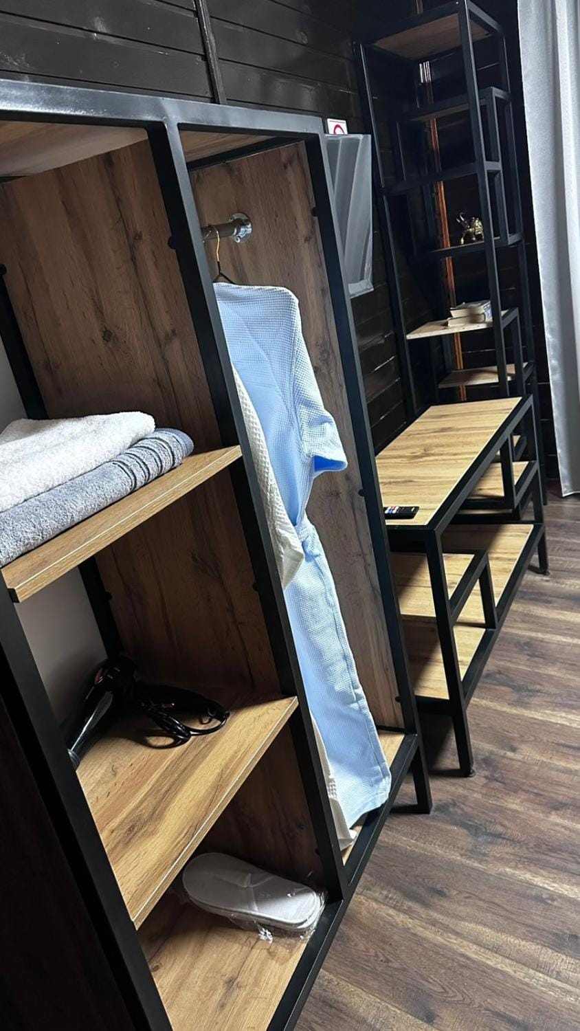 Bed, Kitchen or kitchenette, Photo of the whole room, Bedroom, bunk bed, hair dresser, wardrobe