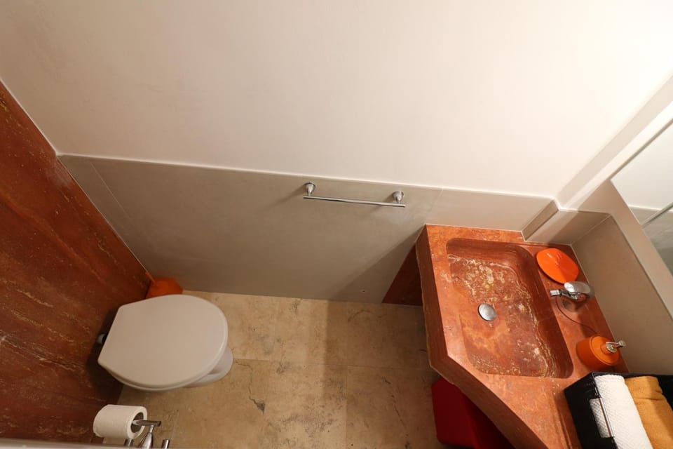 Bathroom, Living room