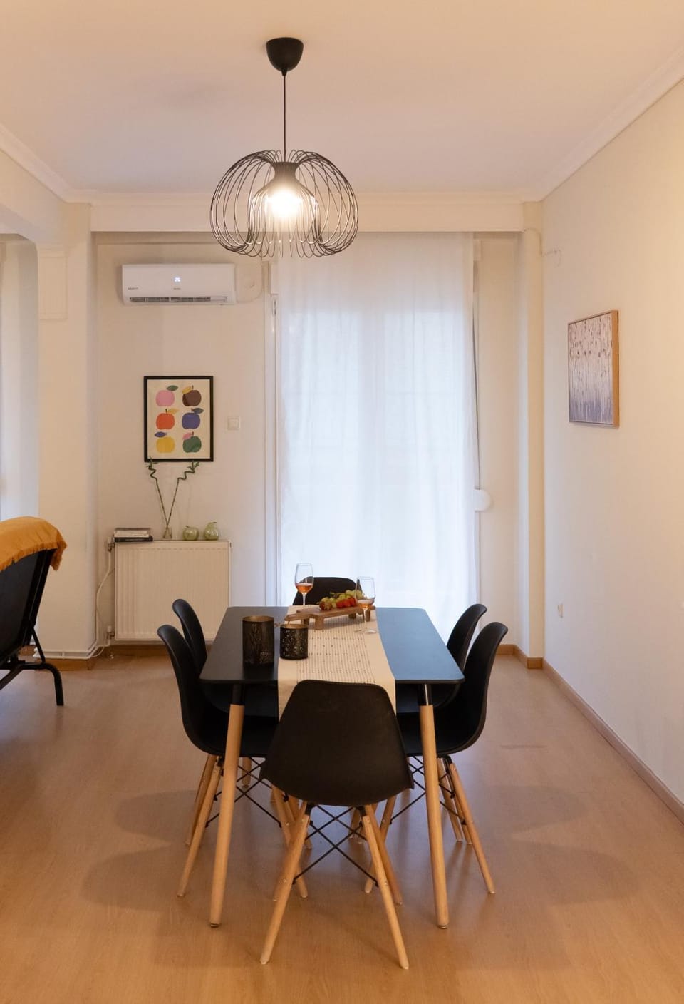 Dining area, air conditioner