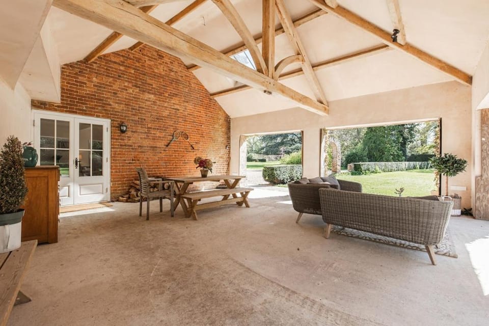Patio, Seating area, Garden view