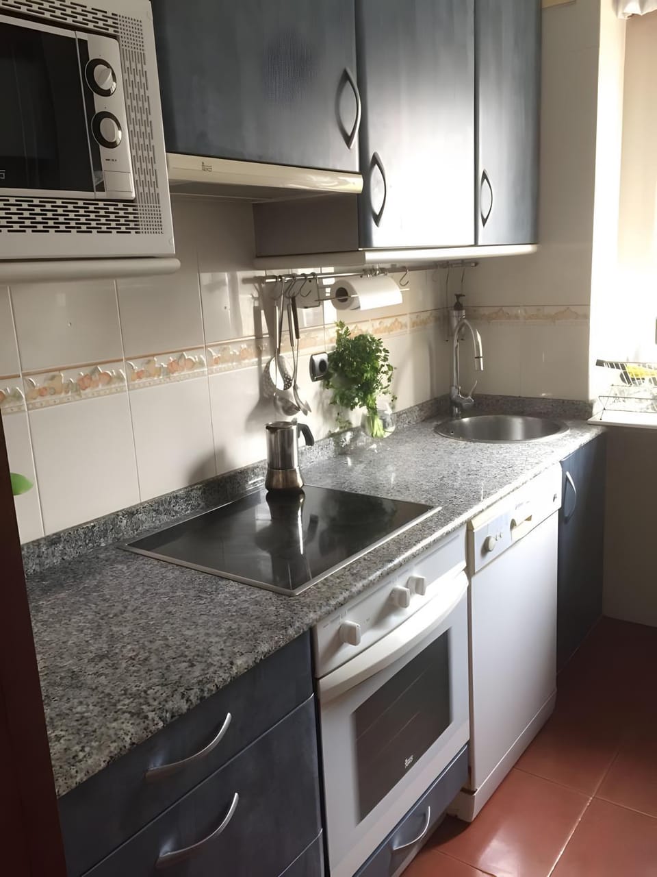 Kitchen or kitchenette, Living room