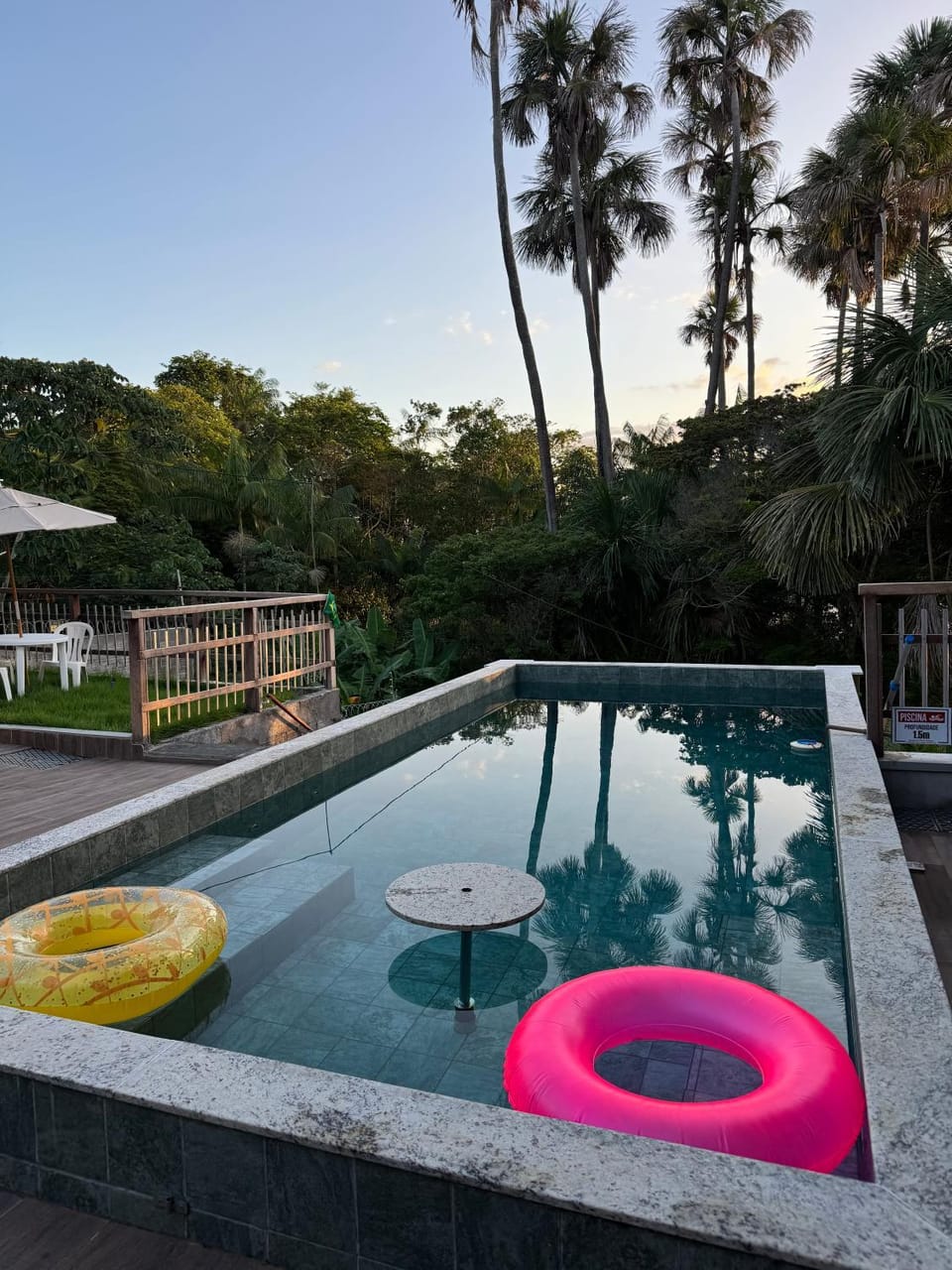 Natural landscape, Pool view, Swimming pool