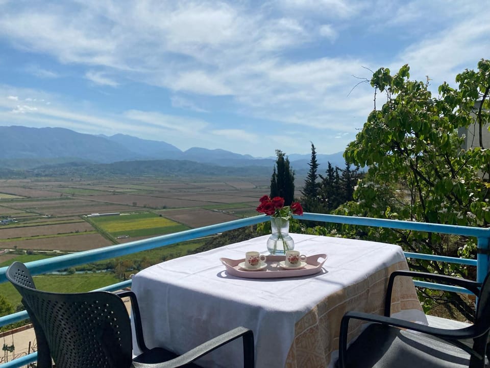 Spring, Natural landscape, View (from property/room), Balcony/Terrace, Dining area, Mountain view