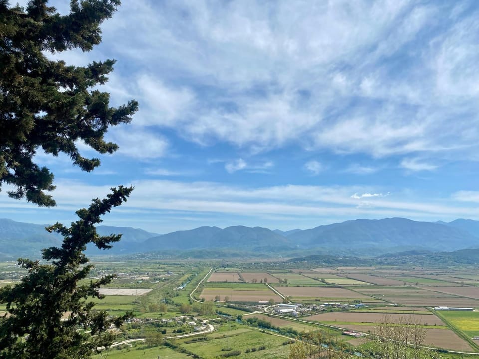 Spring, Day, Natural landscape, Bird's eye view, Lake view, River view, Sea view