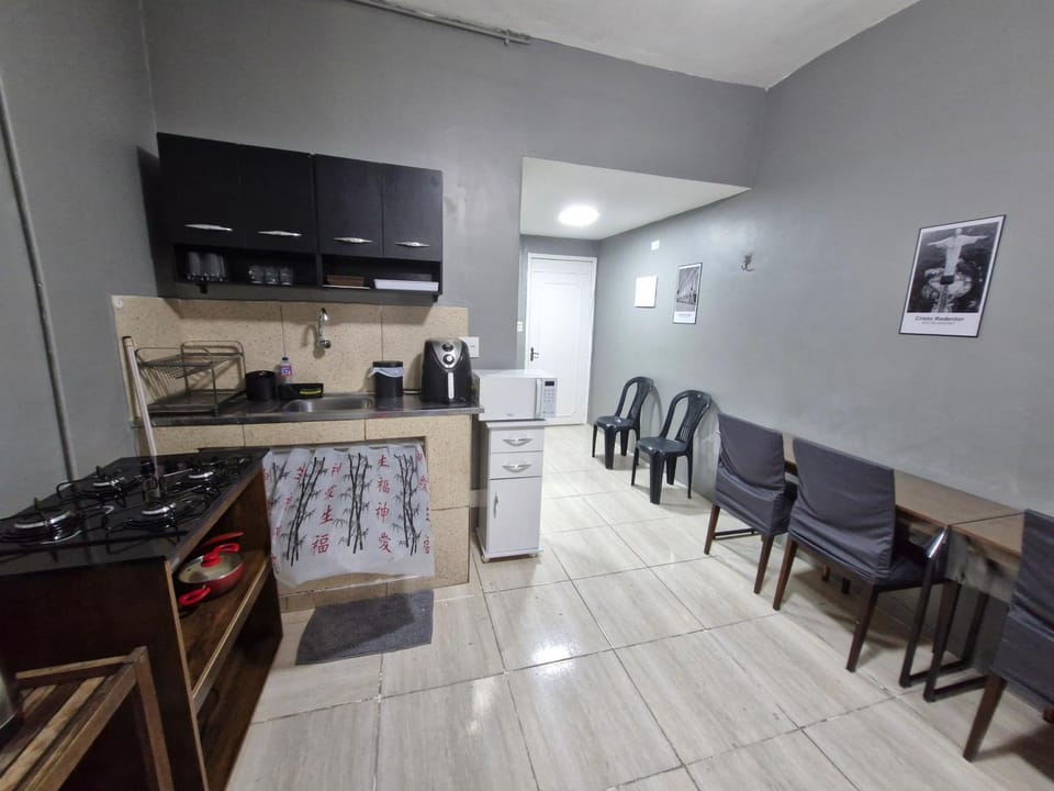 Living room, Communal kitchen