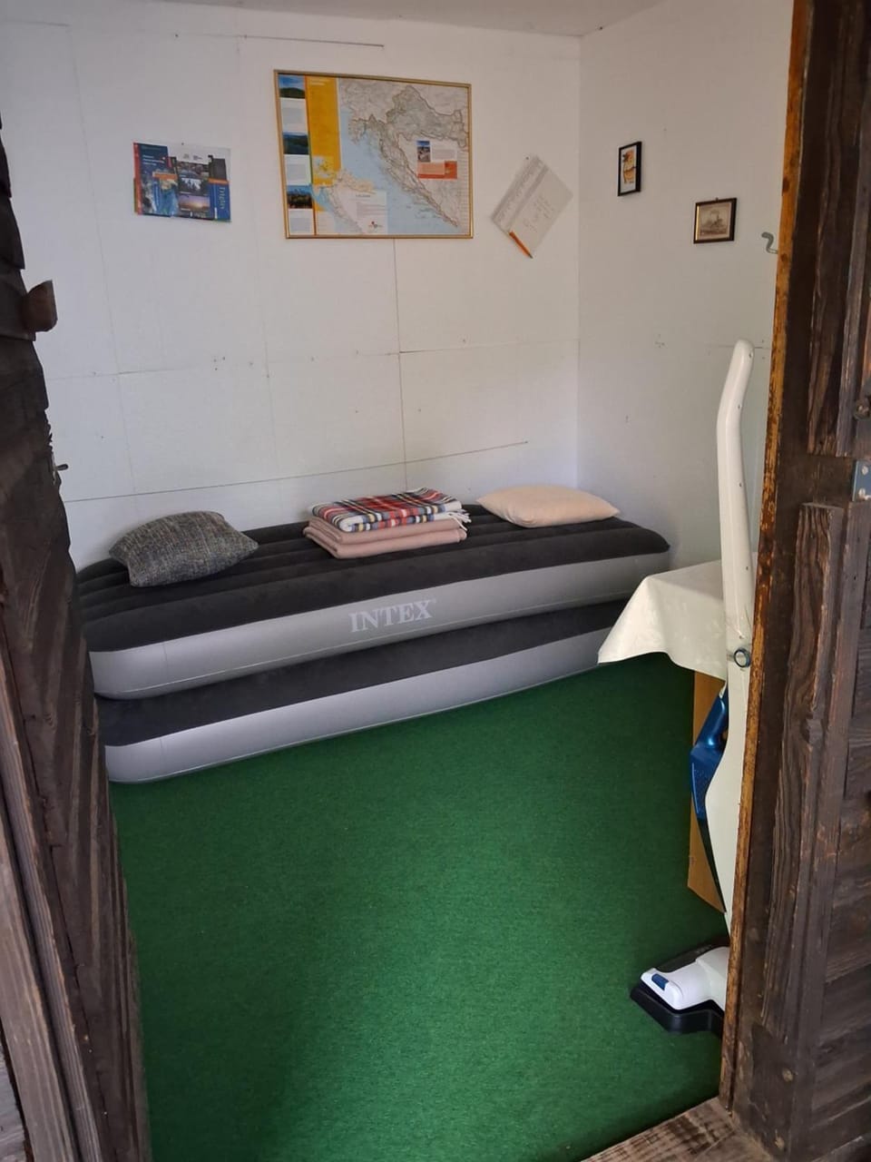 LAND FOR YOUR TENT NEXT TO A RIVER WITH A GARDEN SHACK ROOM you get two bicycles and two water floats USE THE PINPOINT LOCATION NOT THE ADDRESS TO GET HERE bathroom is a bit different so check YouTube video RiverRunDusko OPEN SHOWERS IN A NEARBY CAMP Campground/ 
RV Resort in Ljubljana