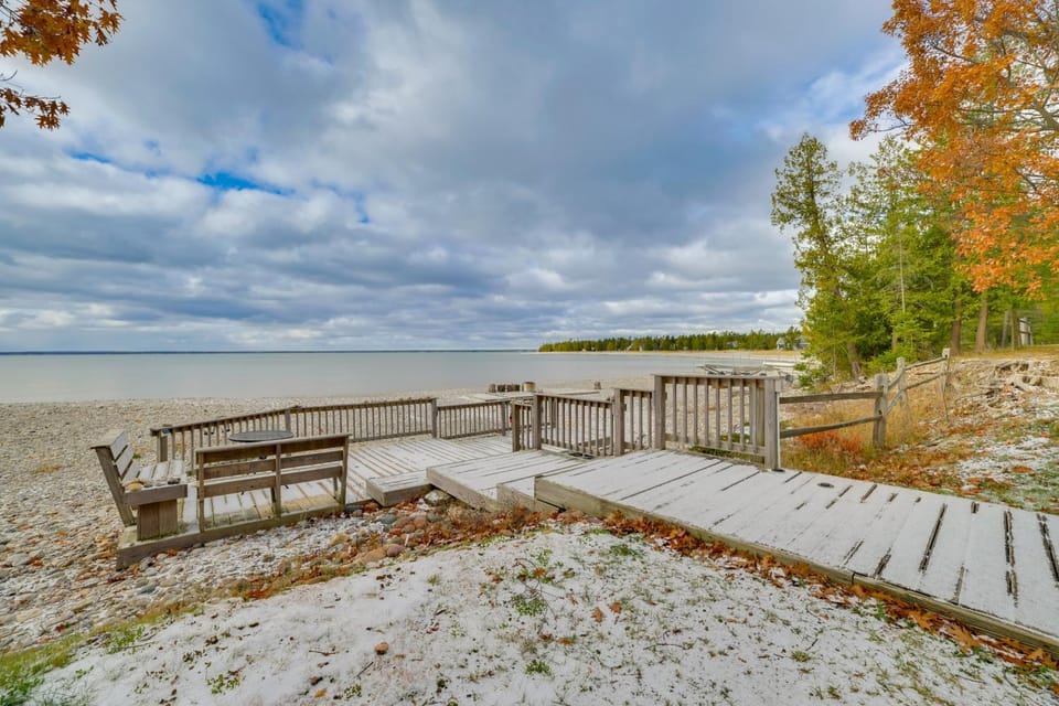 Breathtaking Sunsets: Lake Huron Beachfront Escape House in Michigan