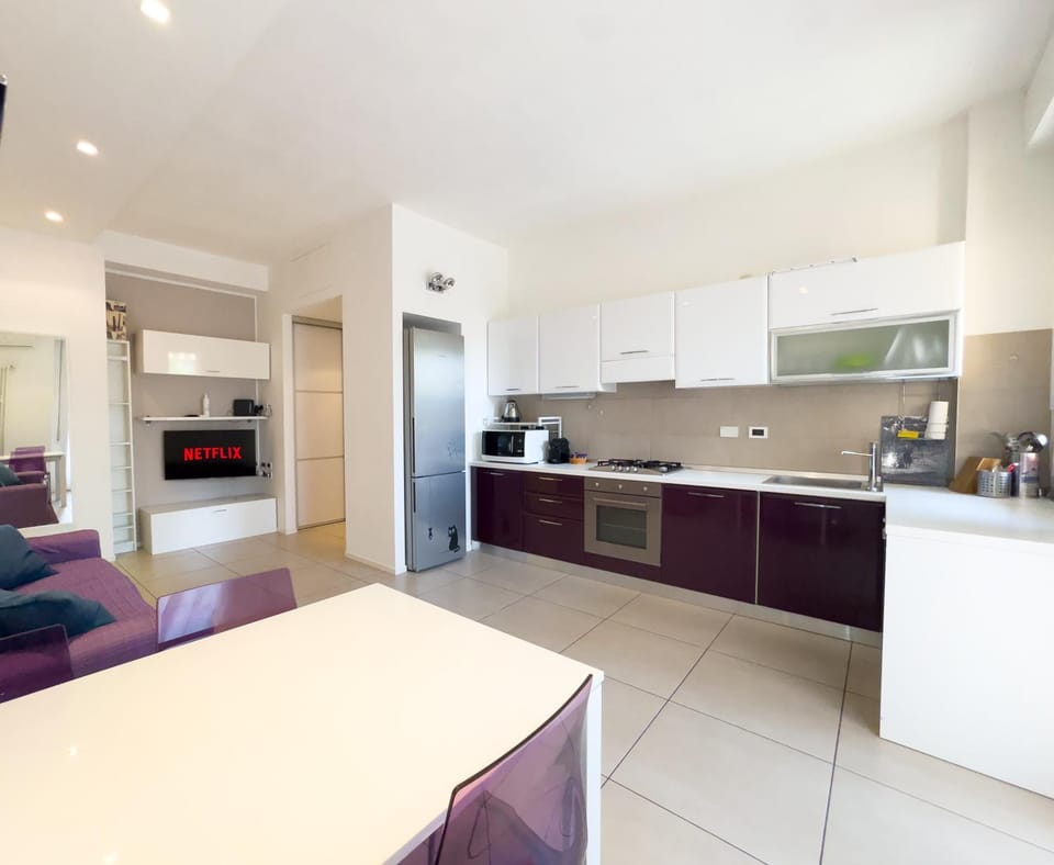 Living room, kitchen