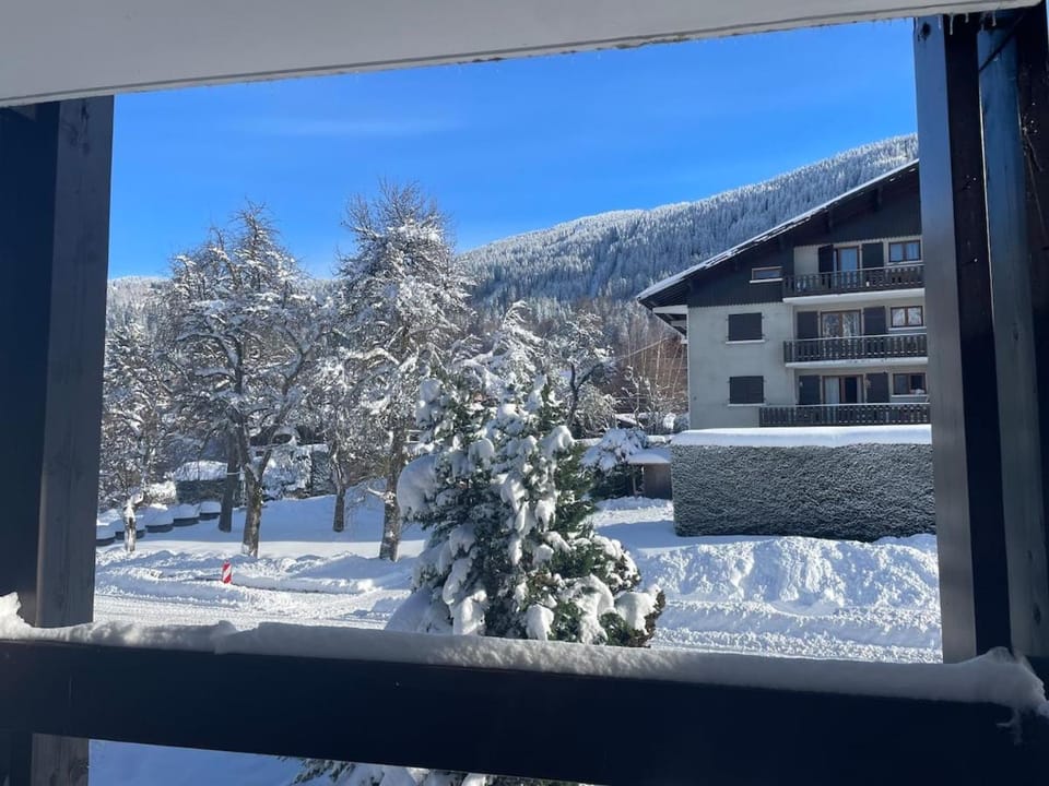 Day, Natural landscape, Winter, Balcony/Terrace, Mountain view