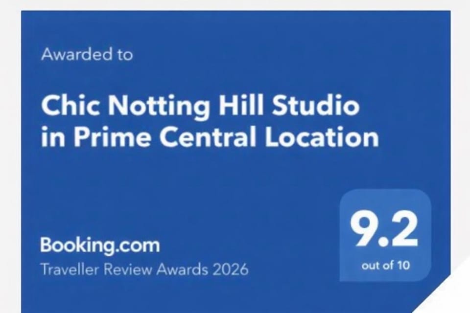 Chic Notting Hill Studio in Prime Central Location Apartment in City of Westminster