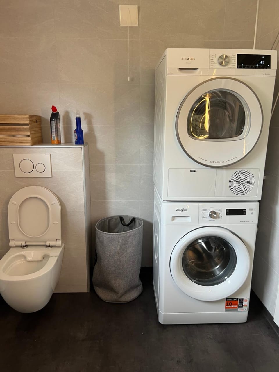 washing machine, dryer