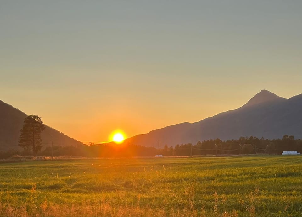 Natural landscape, Sunset