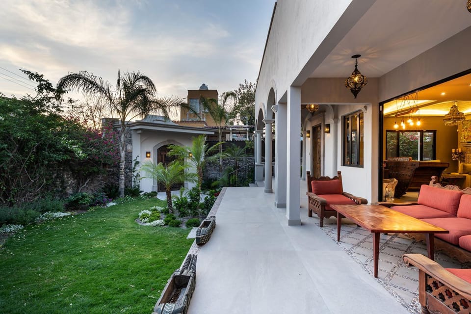 Patio, Garden, Seating area, Garden view