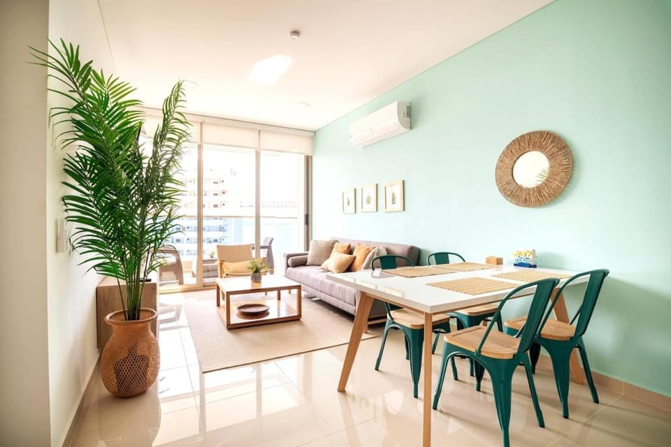 Living room, Dining area, air conditioner