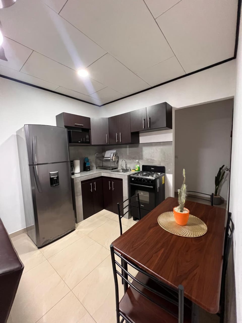 Kitchen or kitchenette, Dining area, oven