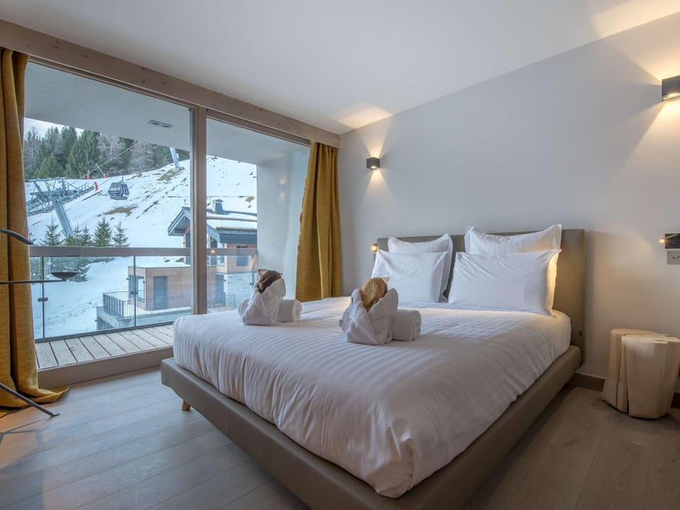 Courchevel 1550 : Appart cosy 4 pers, animaux OK, accès SPA Apartment in Saint-Bon-Tarentaise