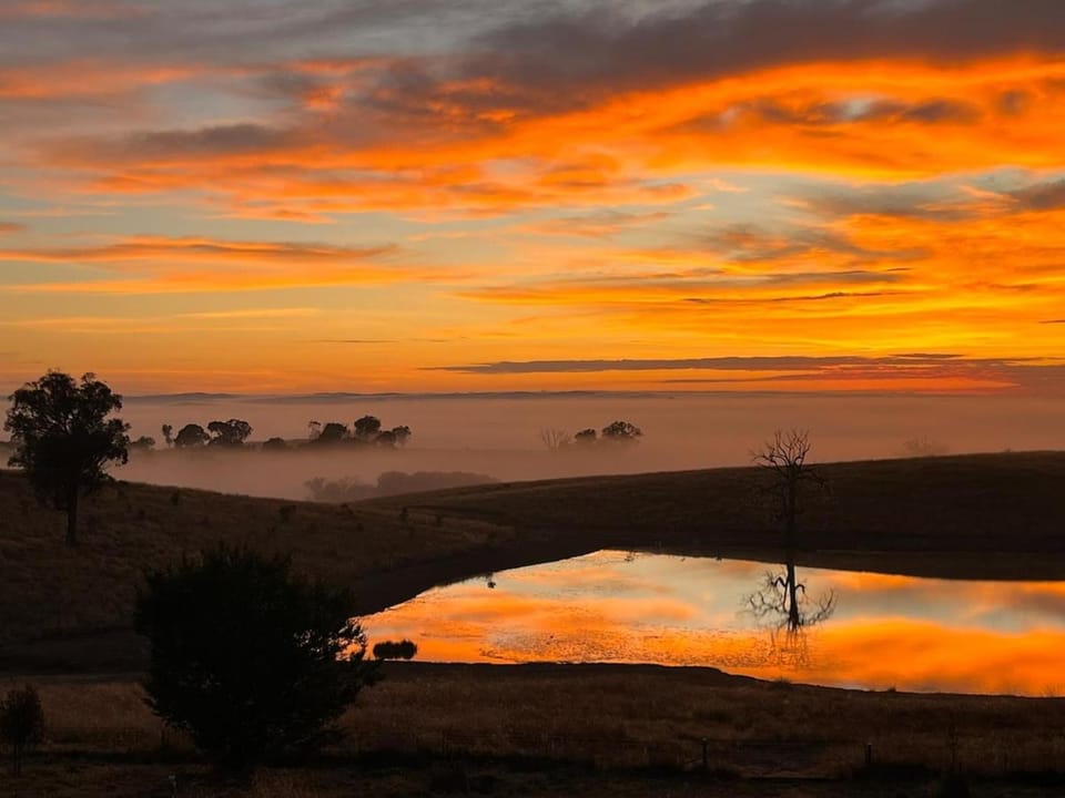 Lake view, River view, Sunset