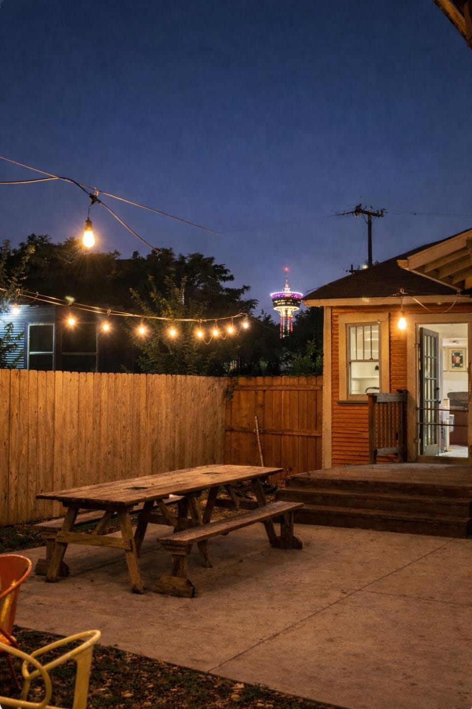 Patio, Night