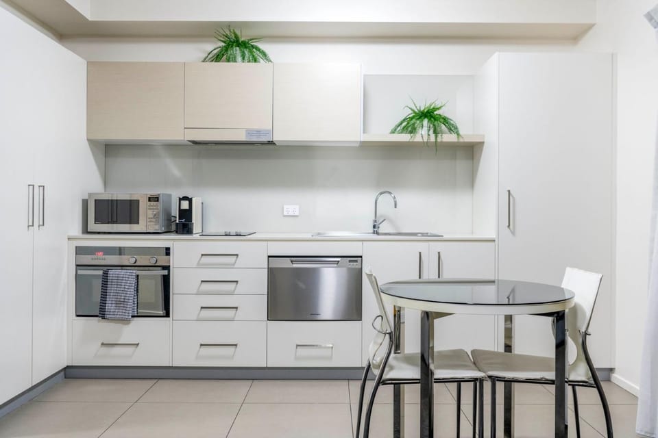 Kitchen or kitchenette, Dining area, dishwasher, oven, stove, toaster