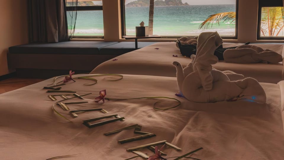 View (from property/room), Bedroom, Sea view