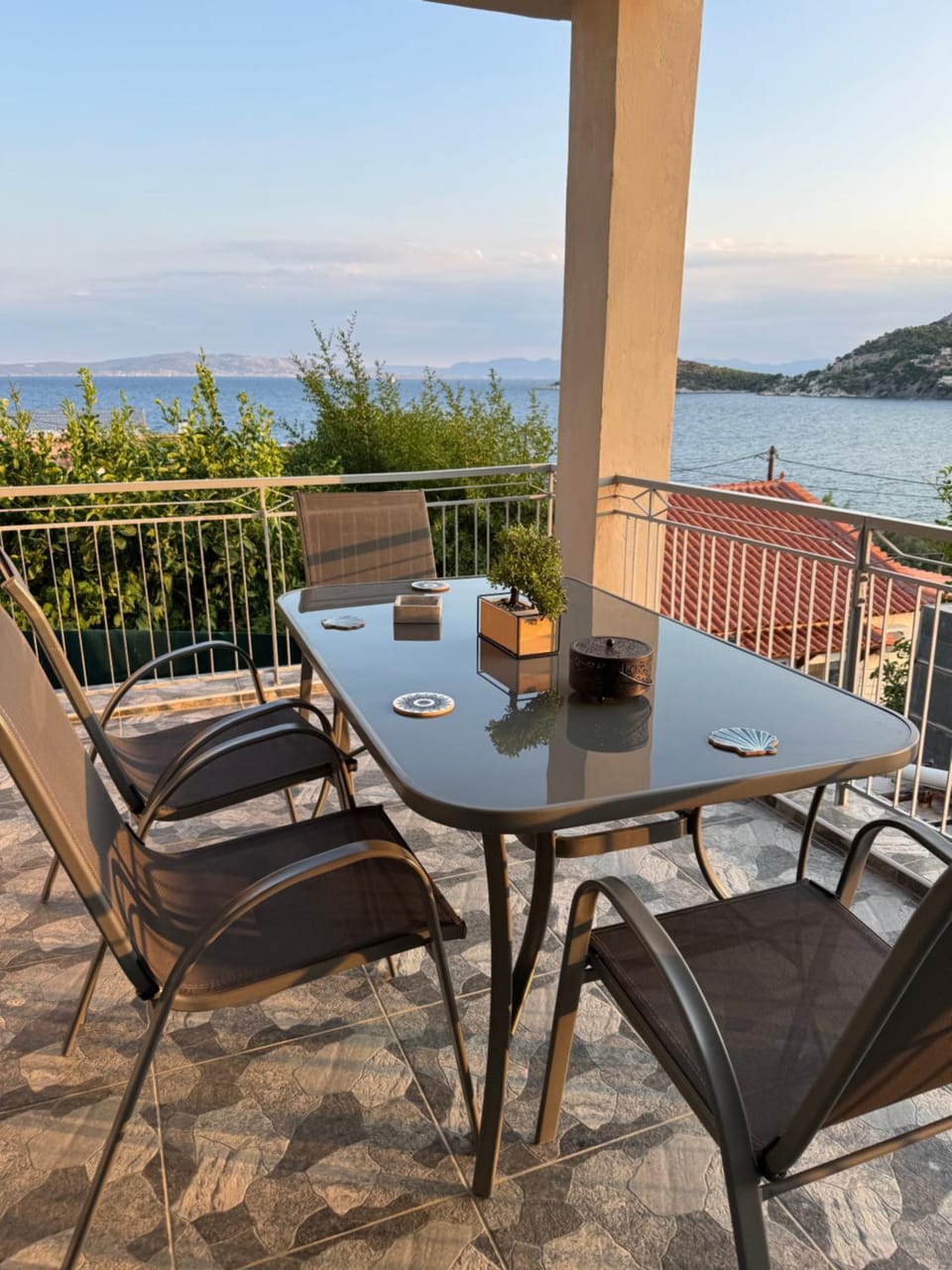 Natural landscape, View (from property/room), Balcony/Terrace, Sea view