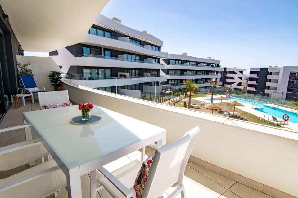 View (from property/room), Balcony/Terrace, Pool view