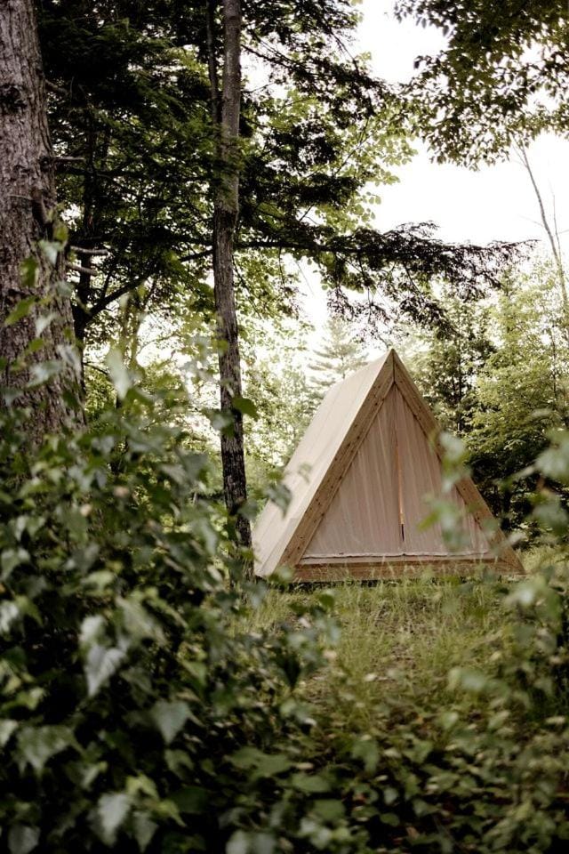 Idyllic Safari Tent with Sauna and Amazing Views in North Woodstock, New Hampshire Luxury tent in Woodstock