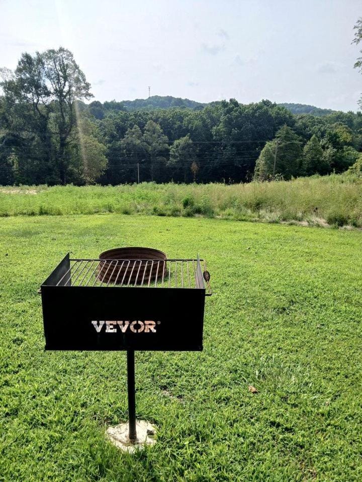 Fantastic Secluded Tented Cabin with Fire Pit in Logan, Ohio Cabin in Logan