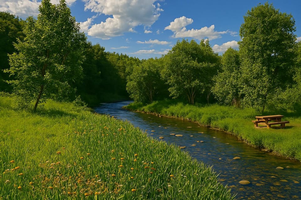 Natural landscape, River view