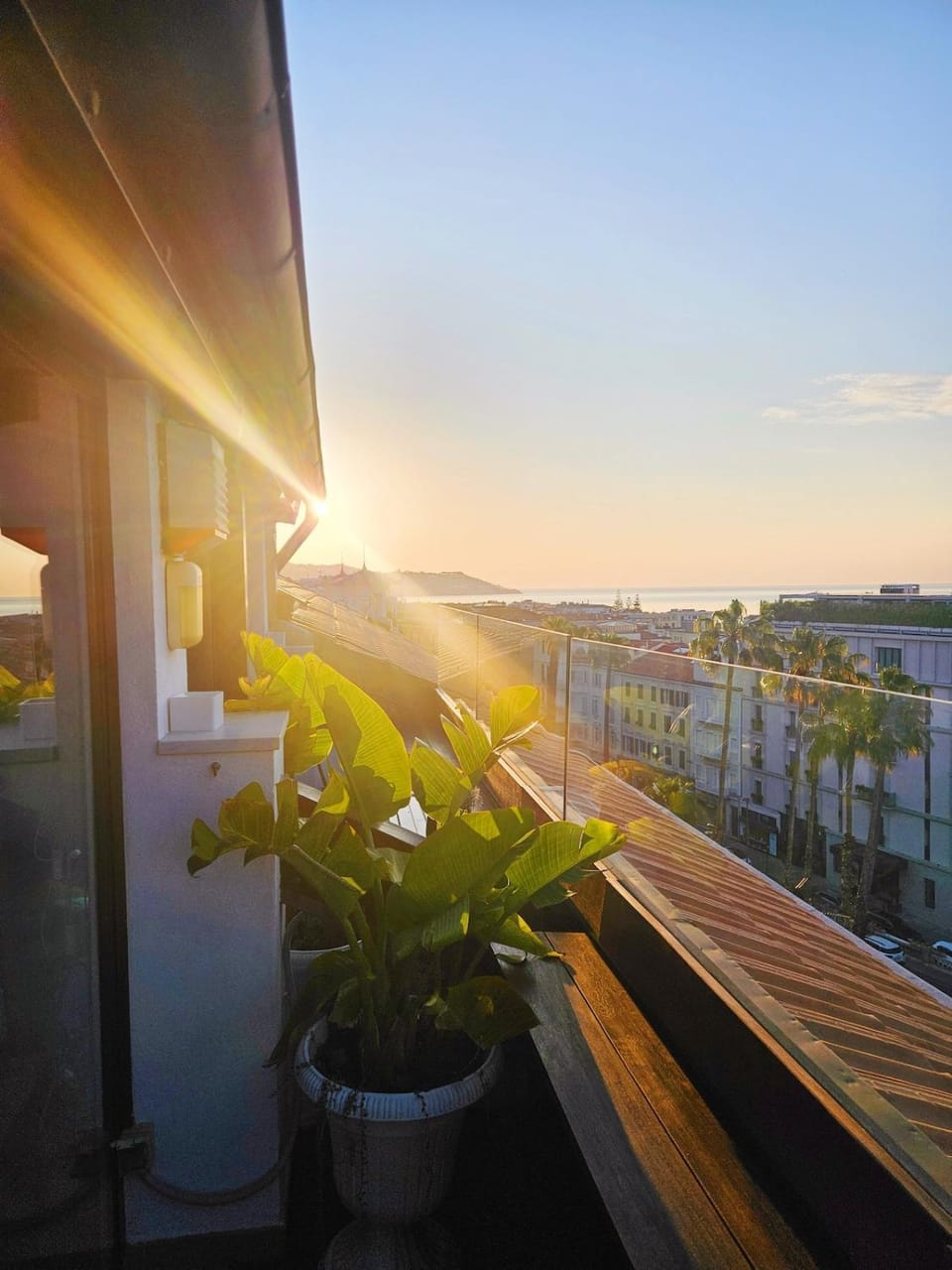 View (from property/room), Balcony/Terrace, Sea view, Sunrise, Sunset