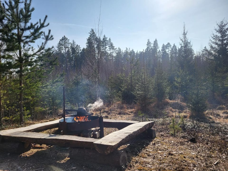 Natural landscape, BBQ facilities