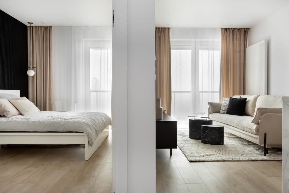Bed, Living room, Bedroom