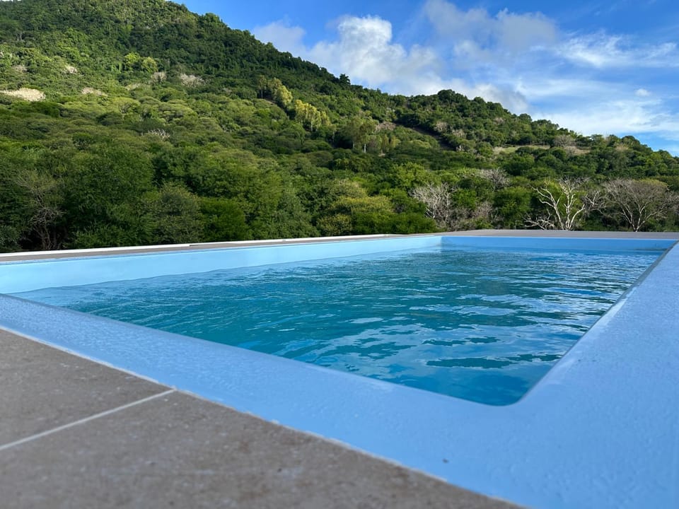 Natural landscape, Mountain view, Swimming pool