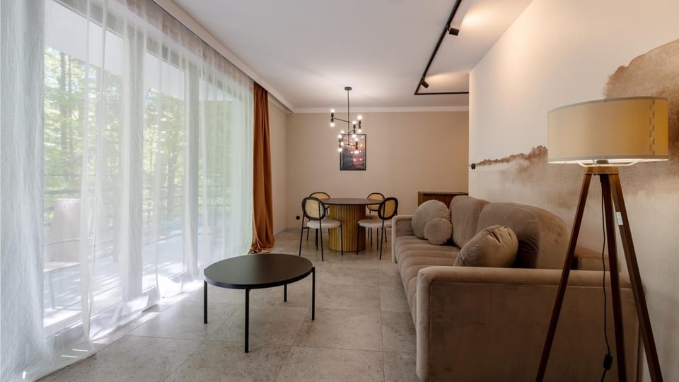 Living room, Seating area, Dining area