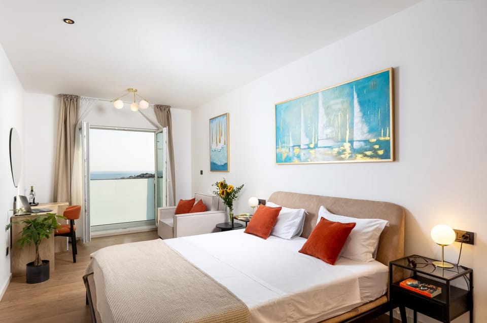 View (from property/room), Bedroom, Sea view