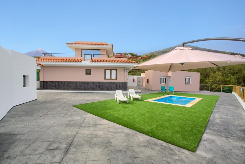 Property building, Living room, Swimming pool