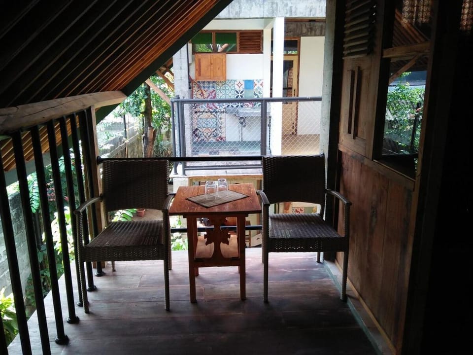Melati Double Studio with Shady Balcony Upstairs House in Yogyakarta