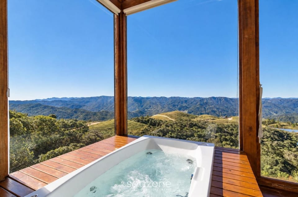 Hot Tub, Bathroom, Mountain view