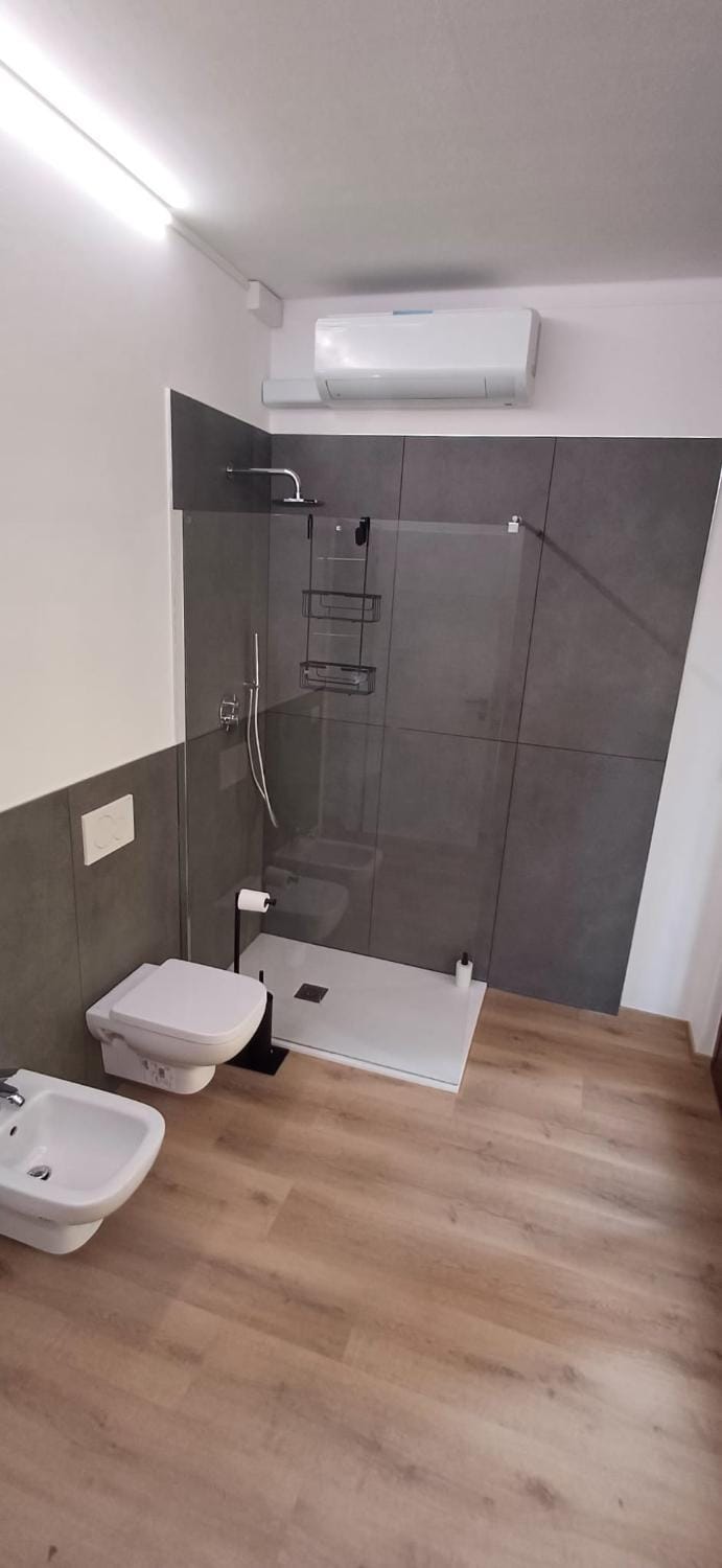 Shower, Toilet, Bathroom, bidet, towels