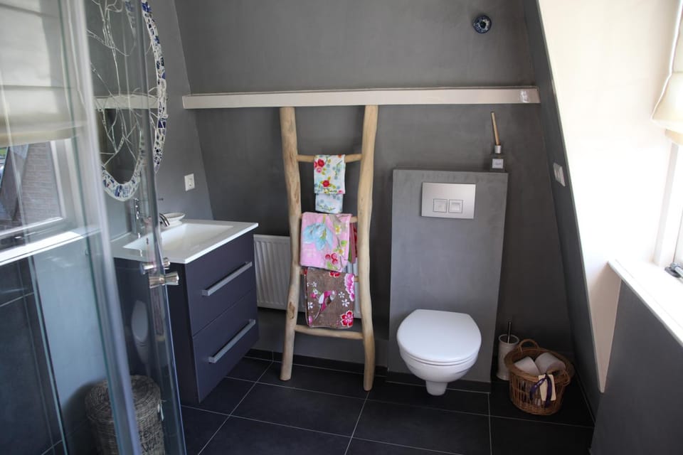 Shower, Toilet, Bathroom, towels