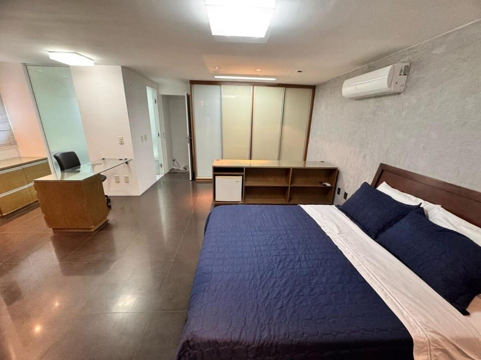 Bed, Photo of the whole room, Bedroom, wardrobe, air conditioner