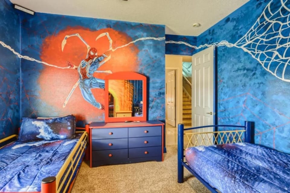 The Marvel Mansion 5BR Pool Home Near Disney World House in Four Corners