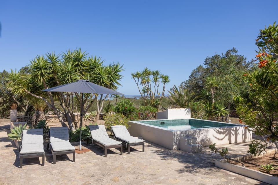 Property building, Living room, Swimming pool