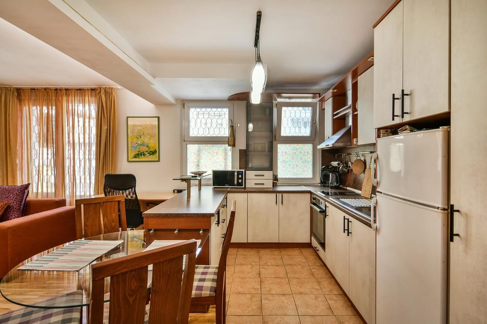 Kitchen or kitchenette, Dining area, oven, stove